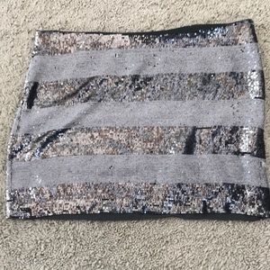 Haute Hippie Sequin Mini Skirt (M)